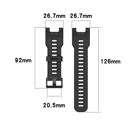 Curea pentru Amazfit T-Rex / T-Rex Pro - Techsuit Watchband (W067) - Creamy White