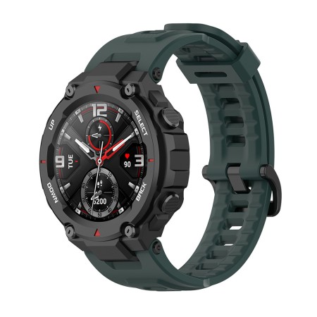 Curea pentru Amazfit T-Rex / T-Rex Pro - Techsuit Watchband (W067) - Dark Green