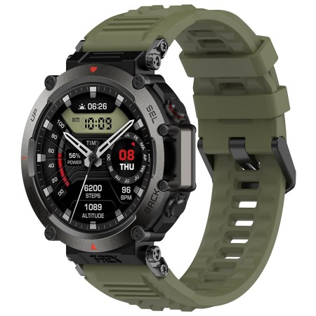 Curea pentru Amazfit T-Rex Ultra - Techsuit Watchband (W067) - Dark Green