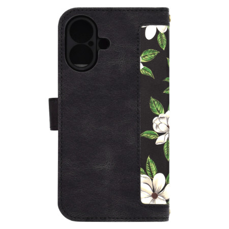 Husa FlipCraft pentru iPhone 16 - Protectie 360, Design Floral, Flowers of the Dawn