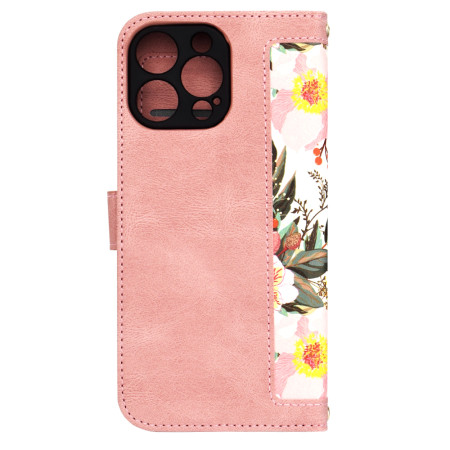 Husa FlipCraft pentru iPhone 16 Pro Max - Protectie 360, Design Floral, Sweetheart Pink