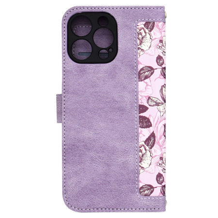 Husa FlipCraft pentru iPhone 16 Pro Max - Protectie 360, Design Floral, Mysterious Purple