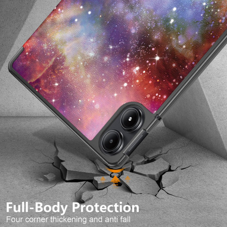 Husa Tableta pentru Xiaomi Redmi Pad Pro / Poco Pad - Microfibra, Auto Sleep/Wake, Protectie Antisoc, Galaxy