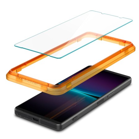 Folie pentru Sony Xperia 1 VI (set 2) - Spigen Glas.TR Align Master - Clear