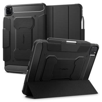 Husa pentru iPad Pro 11 (2024) - Spigen Rugged Armor Pro - Black