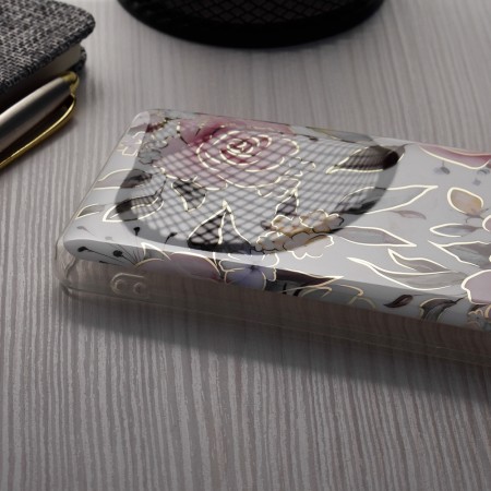 Husa pentru Samsung Galaxy S24 FE - Techsuit Marble Series - Chloe White