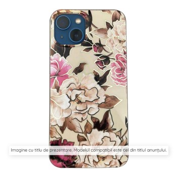 Husa pentru iPhone 16 - Techsuit Marble Series - Mary Berry Nude