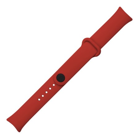 Curea pentru Xiaomi Mi Band 8 / 8 NFC / 9 / 9 NFC - Fixed Silicone Strap - Red