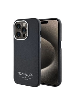 Husa iPhone 15 Pro Max - Karl Lagerfeld Hardcase Leather Hotel - RSG