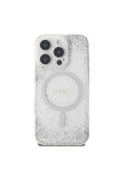 Husa pentru iPhone 16 Pro - IML Glitter Gradient MagSafe - Silver