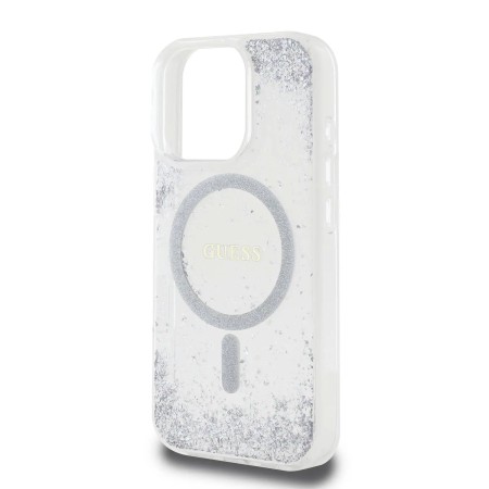 Husa pentru iPhone 16 Pro - IML Glitter Gradient MagSafe - Silver