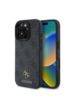 Husa pentru iPhone 16 Pro - Guess Hardcase 4G Classic MagSafe - Black