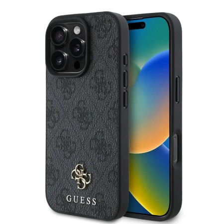 Husa pentru iPhone 16 Pro - Guess Hardcase 4G Classic MagSafe - Black