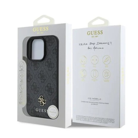 Husa pentru iPhone 16 Pro - Guess Hardcase 4G Classic MagSafe - Black