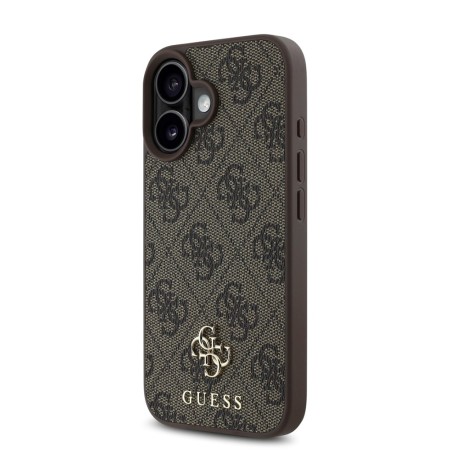 Husa pentru iPhone 16 - Guess Hardcase 4G Classic MagSafe - Brown