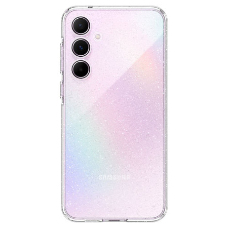 Huse pentru Samsung Galaxy A55 5G, Spigen Liquid Glitter, Crystal Quartz