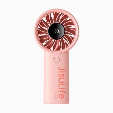 Ventilator Portabil 3600mAh cu Display Digital - JisuLife (Life4) - Pink