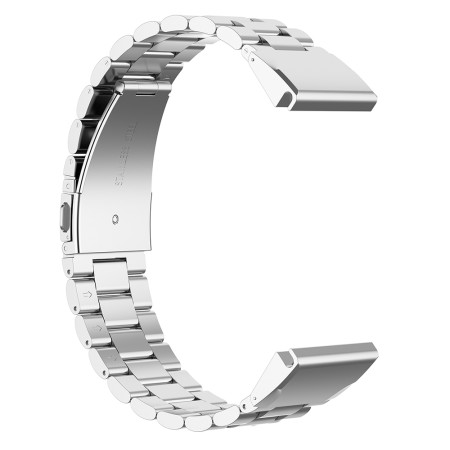 Curea pentru Instinct 2S/2S Solar/Approach S70 42mm/Forerunner 220/230/235/630/735 - Techsuit Watchband QuickFit 20mm (W010) - Silver