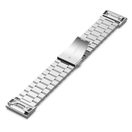 Curea pentru Instinct 2S/2S Solar/Approach S70 42mm/Forerunner 220/230/235/630/735 - Techsuit Watchband QuickFit 20mm (W010) - Silver