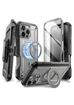 Husa pentru iPhone 16 Pro Max - Supcase Unicorn Beetle Pro MagSafe - Titan Gray