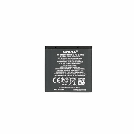 Baterie pentru Nokia 9300 / 6280 / 3250 / 9300i / 6233 / 6234 / N73 / 6151 / 6288 / N77, 1100mAh - OEM BP-6M (00097) - Black