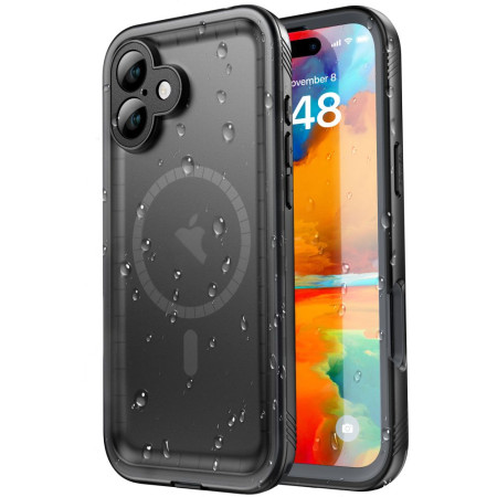 Husa pentru iPhone 16 - ShellBox Waterproof IP68 Case - Black