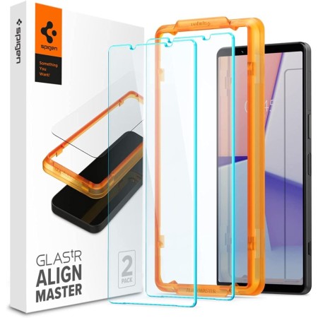 Folie pentru Sony Xperia 1 V (set 2) - Spigen Glas.TR Align Master - Clear