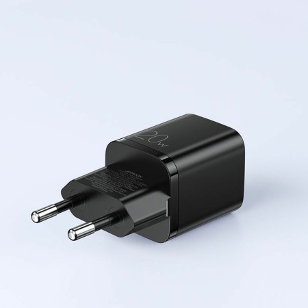 JoyRoom - Wall Charger (L-QP207) - Type-C PD20W, USB QC3.0, Fast Charging - Black