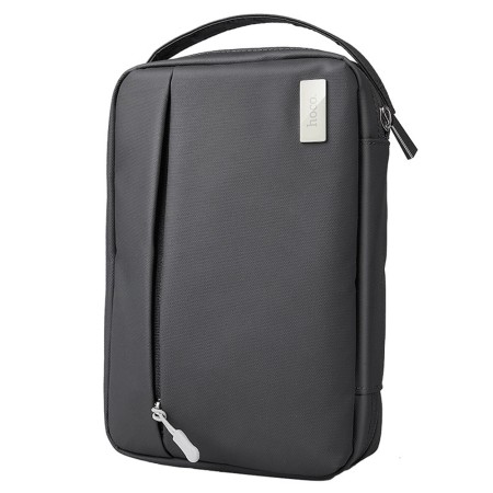 Hoco - Digital Storage Bag (GM106) - Multifunctional, Waterproof, Velcro Strips, Zipper Pocket - Grey