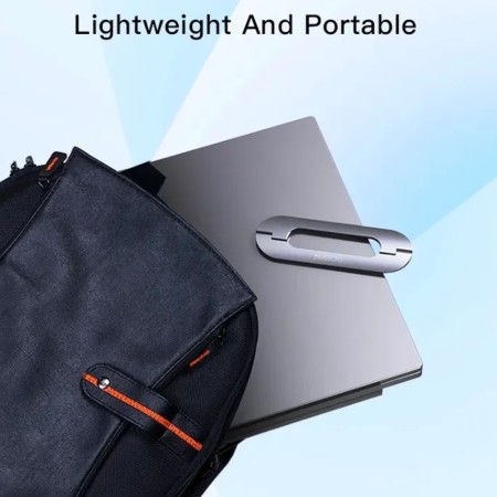 Yesido - Laptop Holder (LP03) - Compact Design, Zinc Alloy - Grey