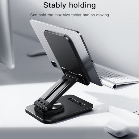 Yesido - Desk Holder (C183) - for Phone, Tablet, Foldable, Aluminum Alloy - Black