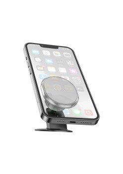 Suport telefon auto cu Magnet pentru Bord Hoco H2, Space Gray