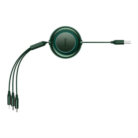 Cablu de Date Retractabil Baseus Bright Mirror 2, Green