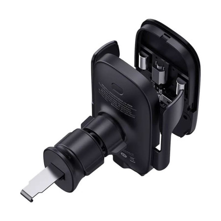 Suport Auto cu incarcare wireless 15W Baseus Milky Way Pro Series (C40357000111-00), Negru