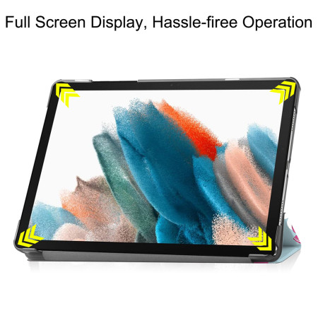 Husa tableta compatibila Samsung Galaxy Tab A9, FoldPro cu Microfibra, Auto Sleep/Wake, Unicorn