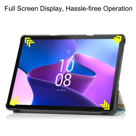 Husa tableta compatibila Lenovo Tab M10 3rd Gen, FoldPro cu Microfibra, Auto Sleep/Wake, Unicorn