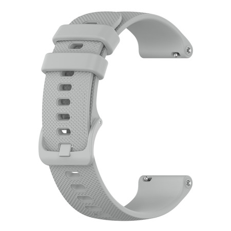 Curea pentru Samsung Galaxy Watch 4/5/Active 2, Huawei Watch GT 3 (42mm)/GT 3 Pro (43mm), W006, Gray