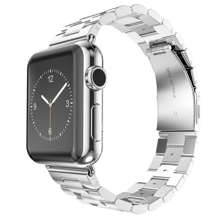 Curea pentru Apple Watch 1/2/3/4/5/6/7/8/9/SE/SE 2; 38/40/41mm, Silver