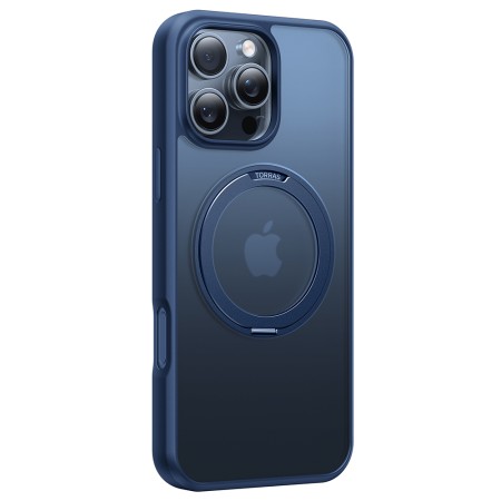 Husa pentru iPhone 16 Pro - Torras Ostand Pro Series - Navy Blue