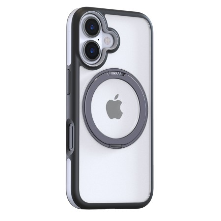 Husa pentru iPhone 16 - Torras Ostand R Fusion Series - Black