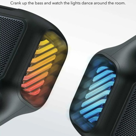 Boxa Fara Fir Bluetooth 5.3, RGB, IPX7, BassUp - Anker Soundcore Boom 2 (A3138011) - Black