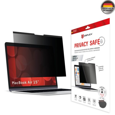 Folie pentru MacBook Air 15" (2023 / 2024) - Displex Laptop Privacy Safe - Black