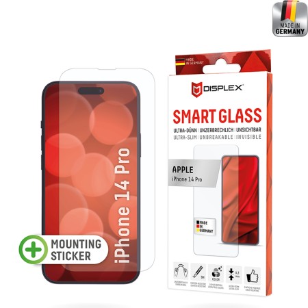 Folie pentru iPhone 14 Pro - Displex Smart Glass - Clear