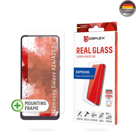 Folie pentru Samsung Galaxy A24 / A25 5G - Displex Real Glass 2D - Clear