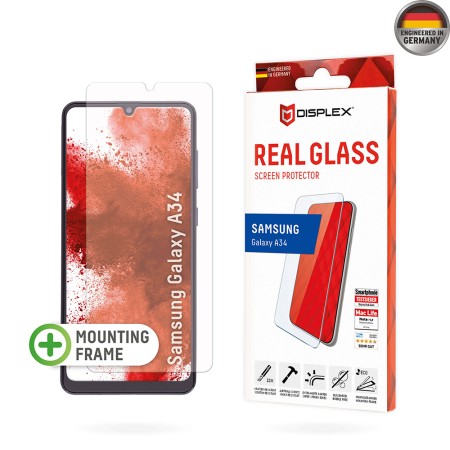 Folie pentru Samsung Galaxy A34 5G - Displex Real Glass 2D - Clear