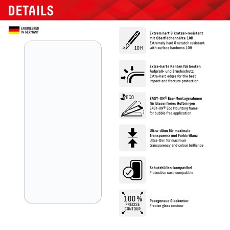 Folie pentru Samsung Galaxy S24 Plus - Displex Real Glass + Case - Clear