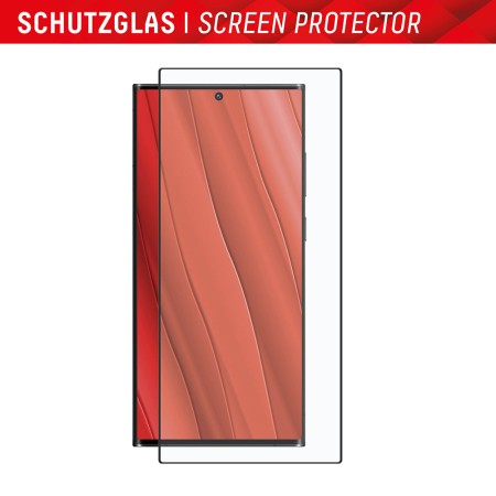 Folie pentru Samsung Galaxy S24 Ultra - Displex Real Glass 3D + Case - Clear