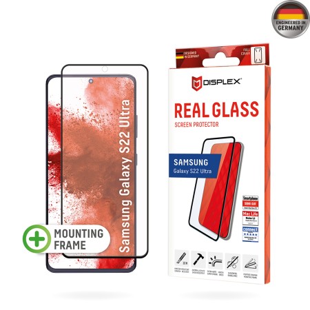 Folie pentru Samsung Galaxy S22 Ultra 5G - Displex Real Glass 3D - Clear