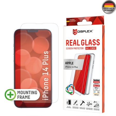 Folie pentru iPhone 14 Plus - Displex Real Glass + Case - Clear