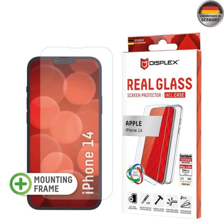 Folie pentru iPhone 14 - Displex Real Glass + Case - Clear